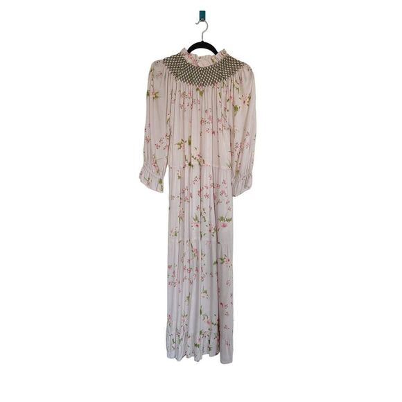 Christy Dawn floral mock neck midi dress size Small,All Products : American Fashion Style Bags On Sale